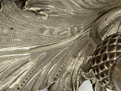 Lot 120 - A SCOTTISH VICTORIAN NATURALISTIC SILVER 'THISTLE' CHAMBERSTICK, JAMES & WALTER MARSHALL, EDINBURGH, 1881