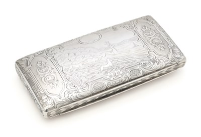 Lot 227 - A VICTORIAN SILVER CIGAR CASE, YAPP & WOODWARD, BIRMINGHAM, 1845