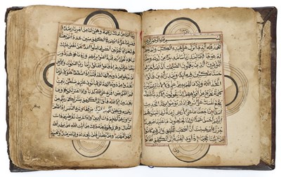 Lot 11 - A RARE QUR'AN FROM THE HORN OF AFRICA, POSSIBLY HARAR, ETHIOPIA, 19TH CENTURY