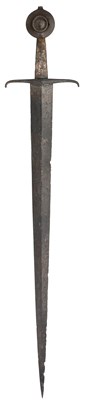 Lot 119 - A VERY FINE MEDIEVAL SWORD, CIRCA 1420-60