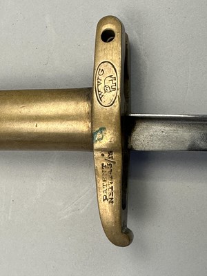 Lot 477 - A PRITCHARD-GREENER REVOLVER BAYONET, CIRCA 1917