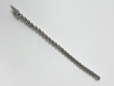 Lot 377 - GOLD AND DIAMOND BRACELET, 1974