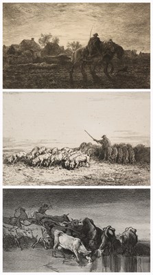 Lot 321 - CHARLES JACQUES (FRENCH 1813-1894)