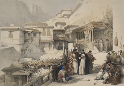 Lot 111 - to be RTO: AFTER DAVID ROBERTS, BRITISH (1796-1864), SIX MIDDLE EASTERN VIEWS
