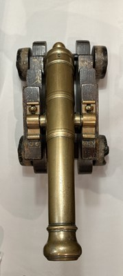 Lot 269 - A BRONZE SIGNAL CANNON, 19TH CENTURY