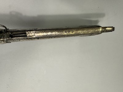 Lot 342 - AN OTTOMAN SILVER-MOUNTED SWORD (SHAMSHIR), TURKEY, 18TH/ EARLY 19TH CENTURY