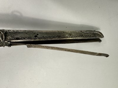 Lot 342 - AN OTTOMAN SILVER-MOUNTED SWORD (SHAMSHIR), TURKEY, 18TH/ EARLY 19TH CENTURY