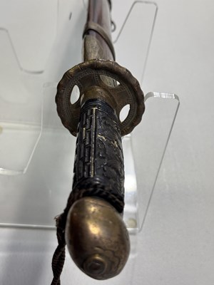 Lot 305 - A CHINESE SWORD (DAO), QING DYNASTY, 19TH CENTURY