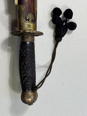 Lot 305 - A CHINESE SWORD (DAO), QING DYNASTY, 19TH CENTURY