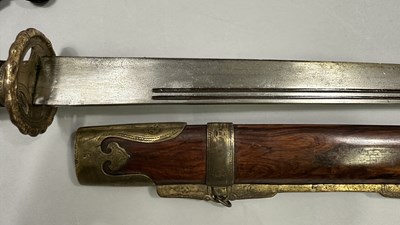 Lot 305 - A CHINESE SWORD (DAO), QING DYNASTY, 19TH CENTURY