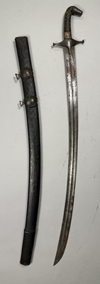Lot 327 - AN INDO-PERSIAN SWORD (SHAMSHIR), 19TH CENTURY