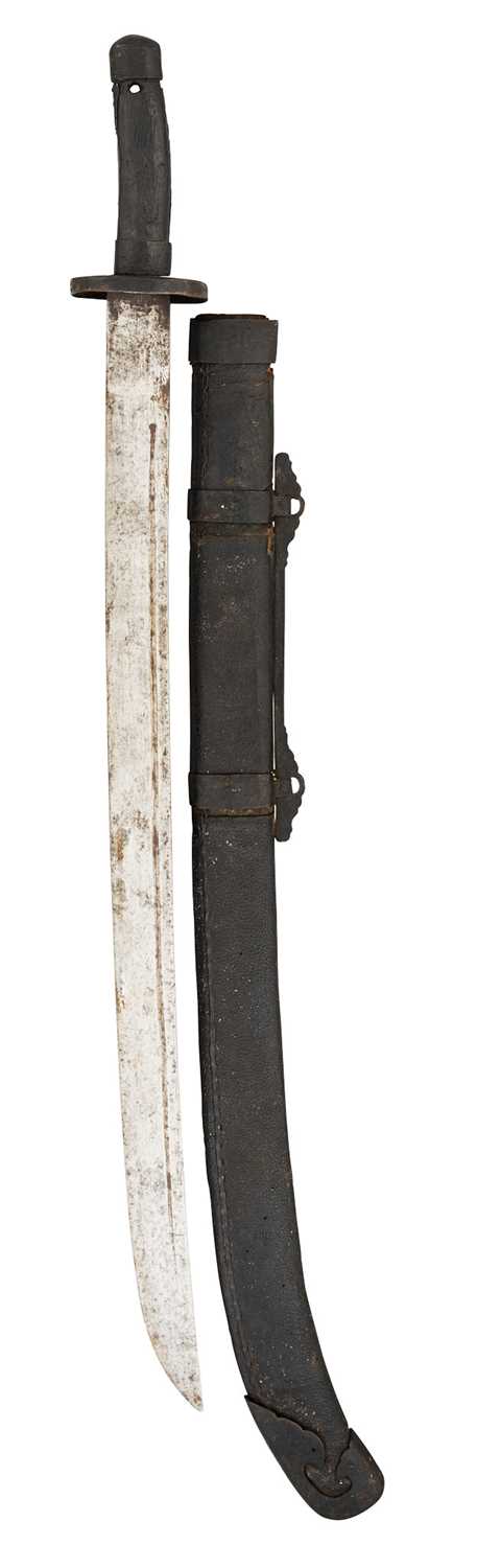 Lot 596 - A CHINESE SWORD (DAO), QING DYNASTY, 19TH CENTURY