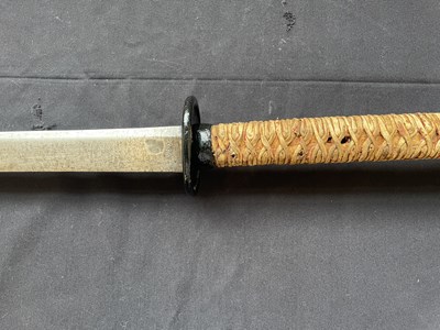 Lot 597 - A CHINESE TWO-HAND SWORD (CHANGDAO), QING DYNASTY