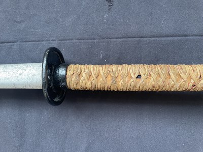 Lot 597 - A CHINESE TWO-HAND SWORD (CHANGDAO), QING DYNASTY