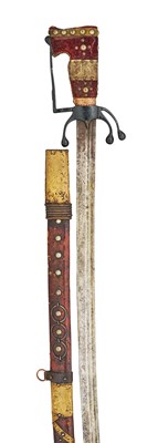 Lot 340 - AN ARAB SWORD (NIMCHA), 19TH CENTURY