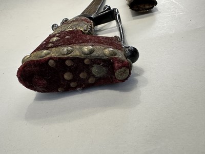 Lot 340 - AN ARAB SWORD (NIMCHA), 19TH CENTURY