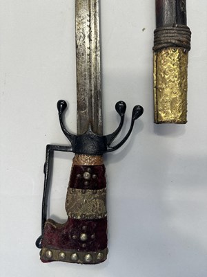 Lot 340 - AN ARAB SWORD (NIMCHA), 19TH CENTURY