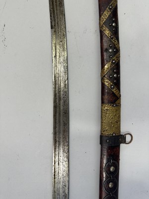 Lot 340 - AN ARAB SWORD (NIMCHA), 19TH CENTURY