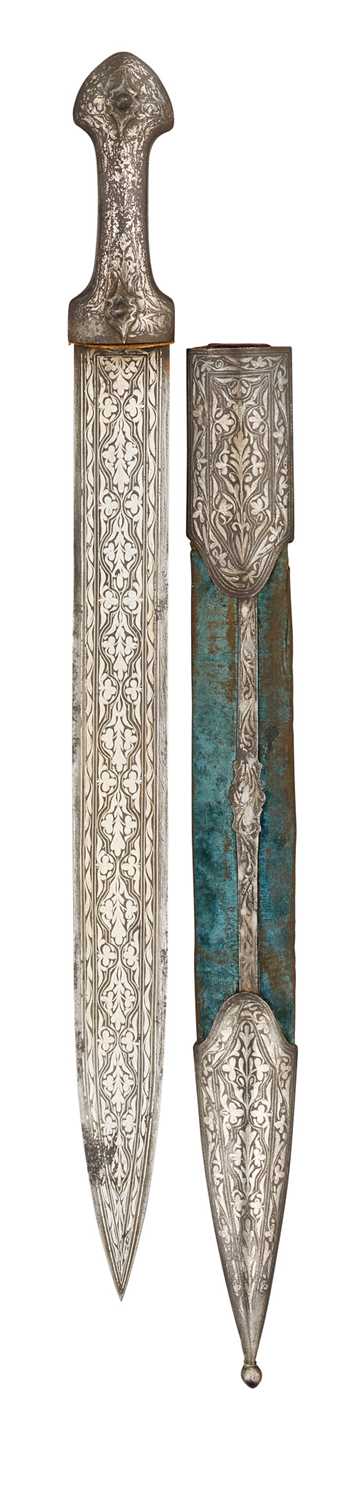 Lot 347 - A CAUCASIAN DAGGER (KINDJAL), 19TH CENTURY