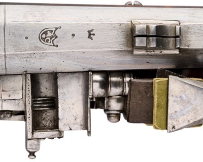 Lot 225 - A16 BORE ITALIAN WHEEL-LOCK CARBINE, BRESCIA, CIRCA 1600