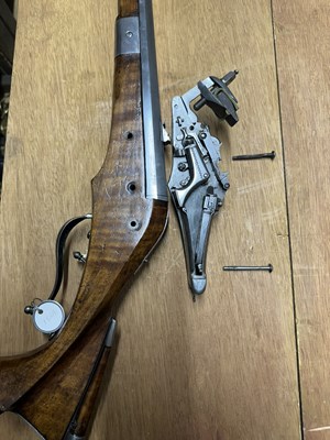 Lot 225 - A16 BORE ITALIAN WHEEL-LOCK CARBINE, BRESCIA, CIRCA 1600