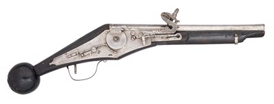 Lot 224 - A 25 BORE SOUTH GERMAN WHEEL-LOCK PUFFER PISTOL, CIRCA 1580