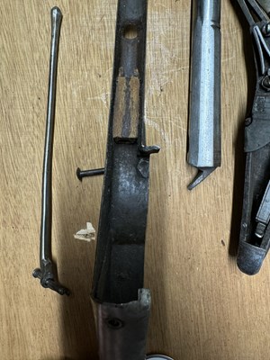 Lot 222 - A RARE 28 BORE GERMAN SMALL WHEEL-LOCK ‘PUFFER’ PISTOL FORMED ENTIRELY OF STEEL, CIRCA 1580