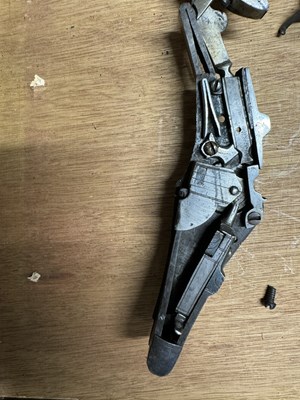 Lot 222 - A RARE 28 BORE GERMAN SMALL WHEEL-LOCK ‘PUFFER’ PISTOL FORMED ENTIRELY OF STEEL, CIRCA 1580