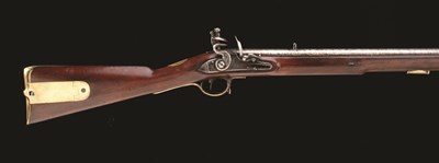 Lot 159 - A FLINTLOCK VOLUNTEER INFANTRY RIFLE OF BAKER TYPE BY BRANDER & POTTS CIRCA 1820-30