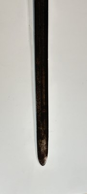 Lot 183 - A SWISS MILITARY SWORD, THE BLADE DATED 1726