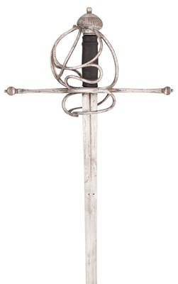 Lot 153 - A NORTH GERMAN MILITARY RAPIER, LATE 16TH/EARLY 17TH CENTURY