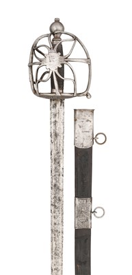 Lot 171 - A NORTH EUROPEAN BASKET-HILTED SWORD, LAST QUARTER OF THE 17TH CENTURY, PROBABLY DUTCH