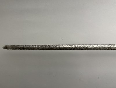 Lot 194 - AN OFFICER’S CUP-HILT RAPIER, LAST QUARTER OF THE 17TH CENTURY, PROBABLY PORTUGUESE