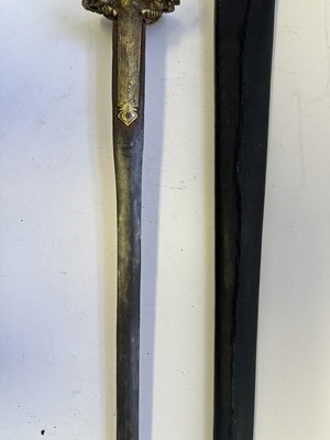Lot 12 - A SOUTH INDIAN RAPIER (BAWANI), 18TH CENTURY, PROBABLY KERALA