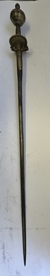 Lot 12 - A SOUTH INDIAN RAPIER (BAWANI), 18TH CENTURY, PROBABLY KERALA