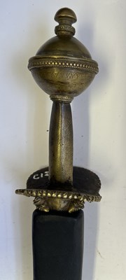 Lot 12 - A SOUTH INDIAN RAPIER (BAWANI), 18TH CENTURY, PROBABLY KERALA