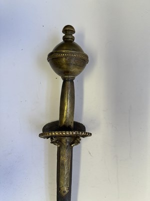 Lot 12 - A SOUTH INDIAN RAPIER (BAWANI), 18TH CENTURY, PROBABLY KERALA