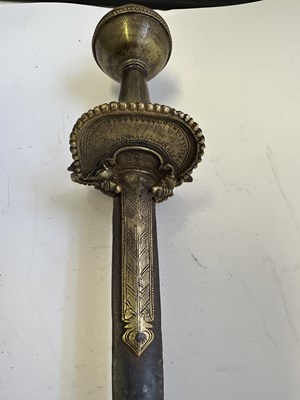 Lot 12 - A SOUTH INDIAN RAPIER (BAWANI), 18TH CENTURY, PROBABLY KERALA