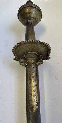 Lot 12 - A SOUTH INDIAN RAPIER (BAWANI), 18TH CENTURY, PROBABLY KERALA