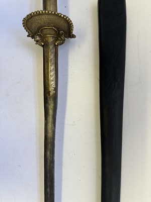 Lot 12 - A SOUTH INDIAN RAPIER (BAWANI), 18TH CENTURY, PROBABLY KERALA