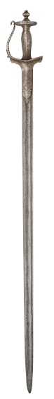 Lot 610 - AN INDIAN SWORD (FIRANGI), 17TH/18TH CENTURY, PROBABLY MADRAS, TAMIL NADU