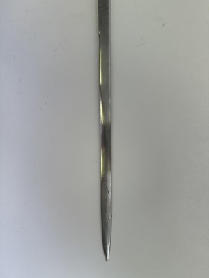 Lot 527 - AN INDIAN SWORD CANE BLADE, 19TH CENTURY