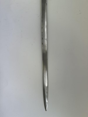 Lot 527 - AN INDIAN SWORD CANE BLADE, 19TH CENTURY
