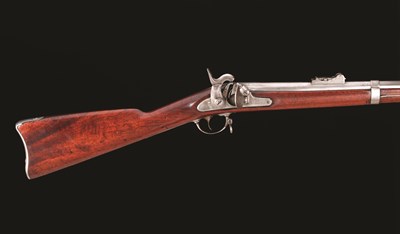 Lot 168 - A .58 CALIBRE MODEL 1855 U.S. TAPE-PRIMED PERCUSSION RIFLE MUSKET BY SPRINGFIELD