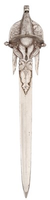 Lot 558 - A DAGGER (KATAR) IN INDIAN 16TH/17TH CENTURY STYLE, 20TH CENTURY