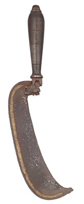 Lot 59 - A SOUTH INDIAN HATCHET (KATHIR ARUVAL), 17TH CENTURY