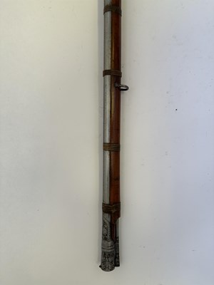Lot 577 - AN INDIAN 15-BORE MATCHLOCK GUN (TORADAR), LATE 18TH/19TH CENTURY, PROBABLY JAIPUR, RAJASTHAN