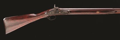 Lot 171 - A PERCUSSION SPORTING GUN BY HENRY NOCK CIRCA 1800 converted from flintlock