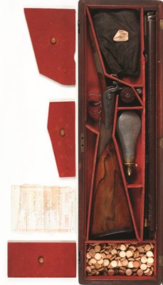 Lot 172 - A D.B. PERCUSSION SPORTING GUN BY HOLLIS