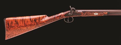 Lot 175 - A PERCUSSION SPORTING GUN FOR A BOY BY W. THOMAS